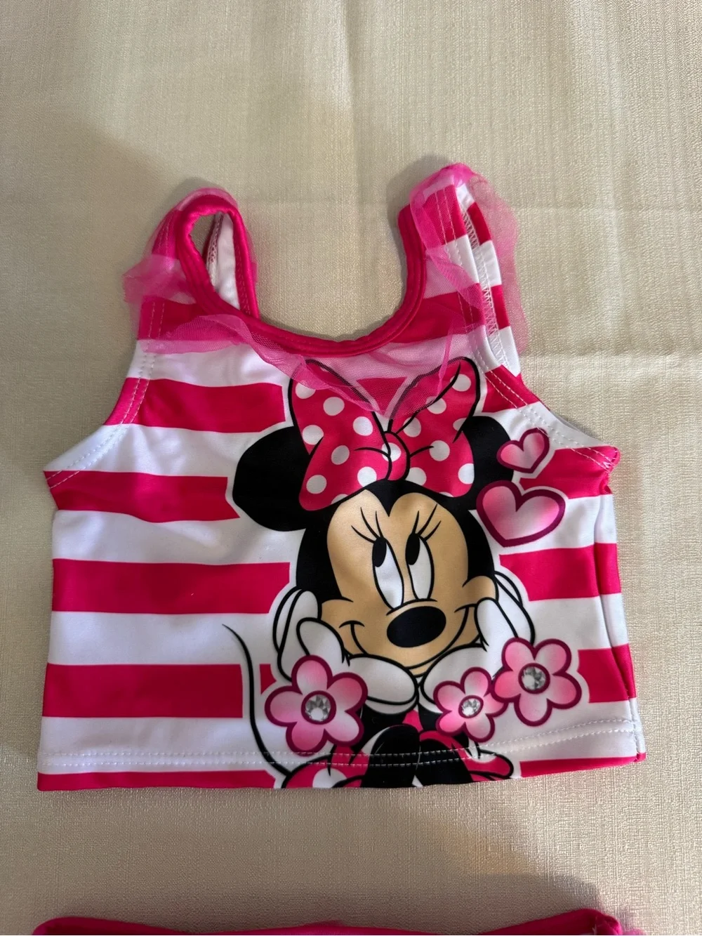 Minnie Mouse Bikini w/ tule ruffles